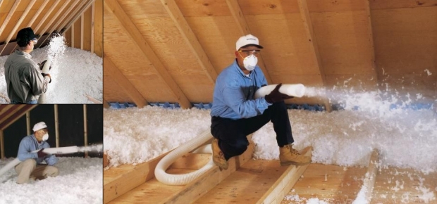 blown-in insulation